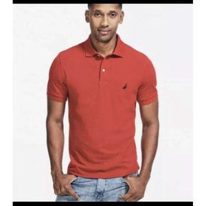 Nautica Mens Classic Fit Deck Polo Medium